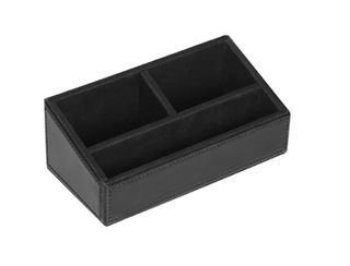 SACHET TRAY BLACK LEATHERETTE