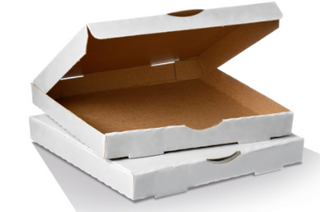PIZZA BOX WHITE 9" x 100