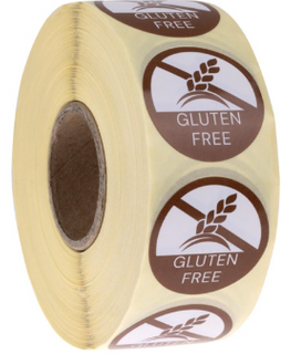 FREE FROM GLUTEN LABEL