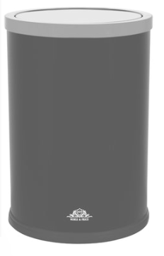 SWING TOP BIN BLACK 9L