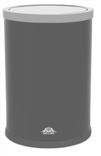 SWING TOP BIN BLACK 9L