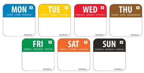 LABEL SET x 7 DAYS