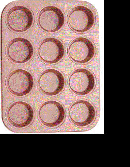 ROSE GOLD MUFFIN PAN