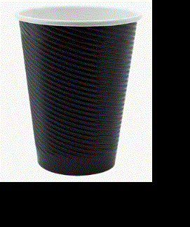 COFFEE CUP RIPPLE WALL 12OZ