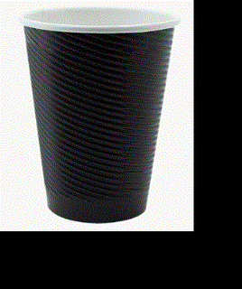 COFFEE CUP RIPPLE WALL 12OZ
