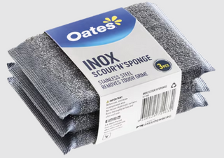 166315 INOX SCOUR N SPONGE 3PK