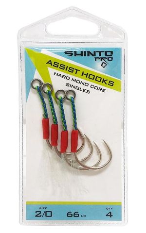 Shinto Assist Hooks - Hard Mono Core Singles – Tackle World Mackay