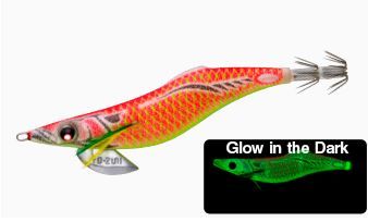 Yo-Zuri Aurie-Q Search Double Glow Squid Jig 2.5 - Tackle World