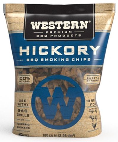 Western BBQ Hickory Wood Chips 750g