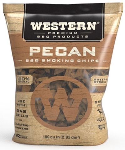 Western BBQ Pecan Wood Chips 750g