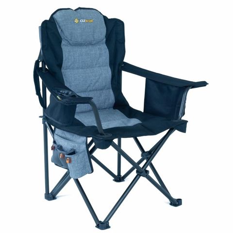 OZtrail Big Boy Arm Chair-Black