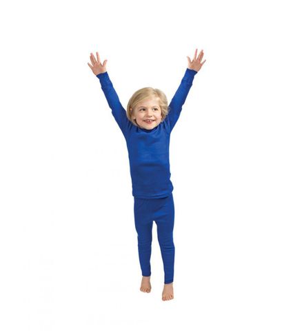 360 Polypro Active Thermal Kids Top Royal Small 4-6