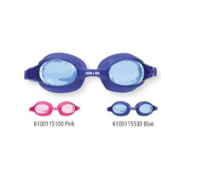 Land & Sea Junior Silicone Goggles Blue