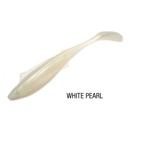 Berkley PowerBait 5" Nemesis Paddletail - White Pearl