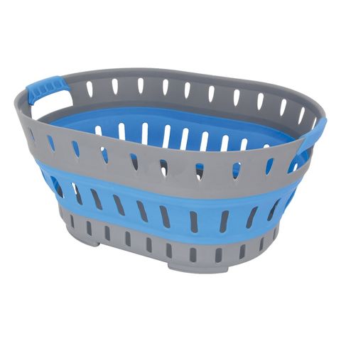 Pop Up Laundry Basket Blue
