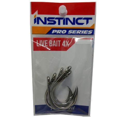 Instinct P/Hook Live Bait 4X #10/0