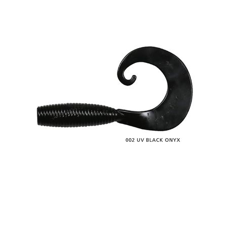 Squidgy Bio Tough Grub 65mm / 2.5" Black Onyx