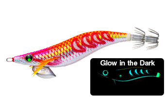 YO-ZURI Squid Fishing Clothed EGI Lure Aurie-Q SEARCH Double Glow