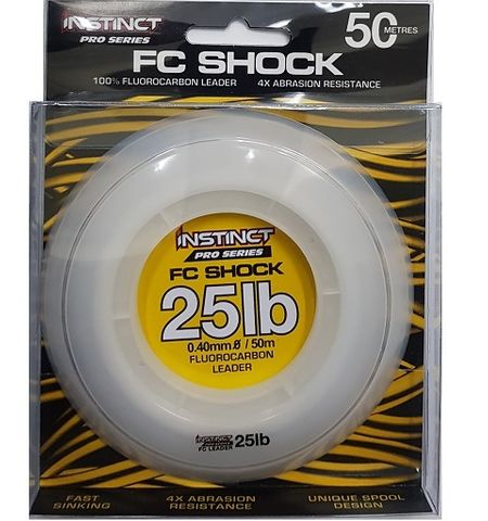 Instinct Pro Fluro Carbon Shock Leader 50m