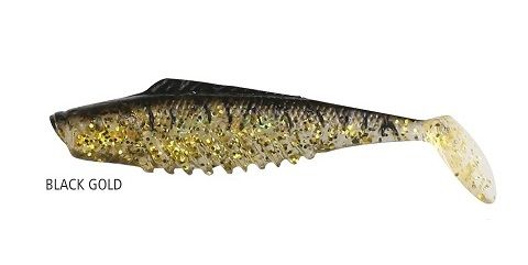 Squidgy Fish 100mm Black Gold