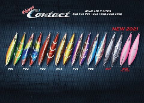 Oceans Legacy Hybrid Contact Jig 120g #6 Rigged