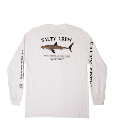 Salty Crew Bruce L/S Tee White XXL