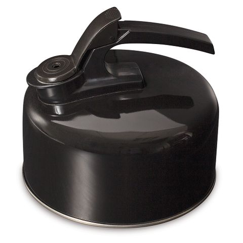 Campfire Whistling Kettle 2L S/S Black