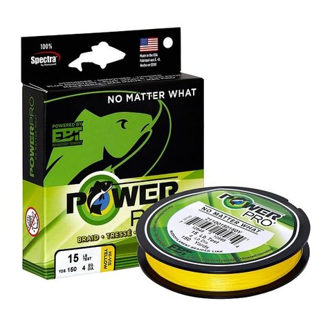 Power Pro Braided Line Hi-Vis Yellow 40lb - 150yd