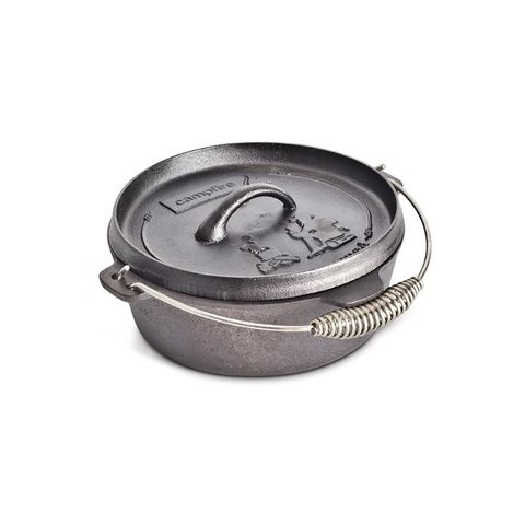 Campfire Pre Seasoned Cast Iron Camp Oven 12 Quart