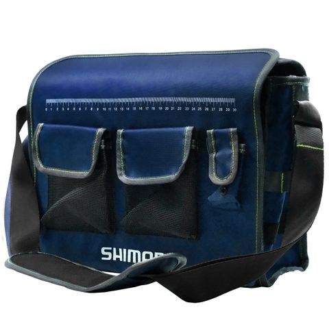 Shimano Surf Shoulder Bag Navy/Grey/Lime