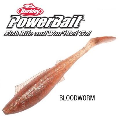 Berkley PowerBait 5" Nemesis Paddletail - Bloodworm