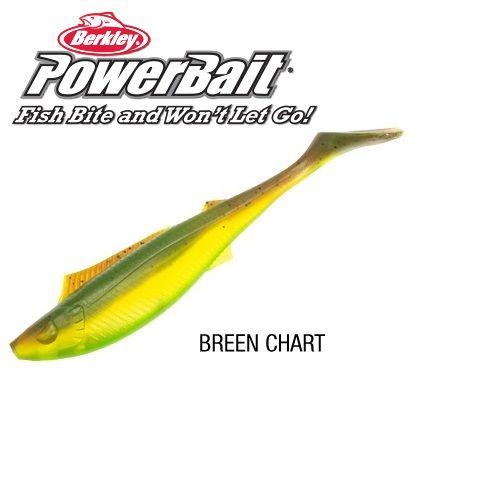 Berkley PowerBait 5" Nemesis Paddletail - Breen Chart