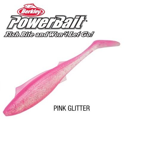 Berkley PowerBait 5" Nemesis Paddletail - Pink Glitter