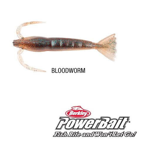 Berkley PowerBait Shrimp 2" Bloodworm