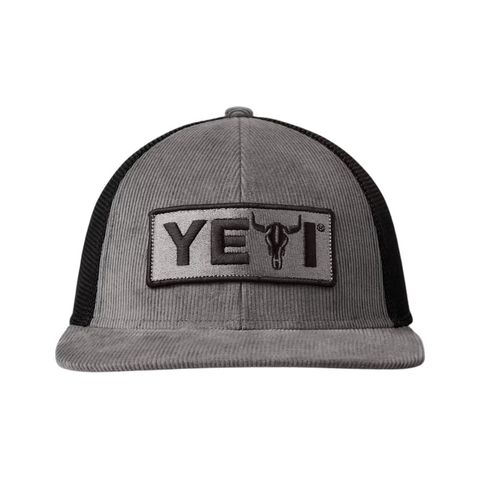 Yeti Steer Flat Brim Hat Gray