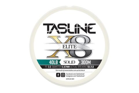 Tasline Elite White 40lb - 300m