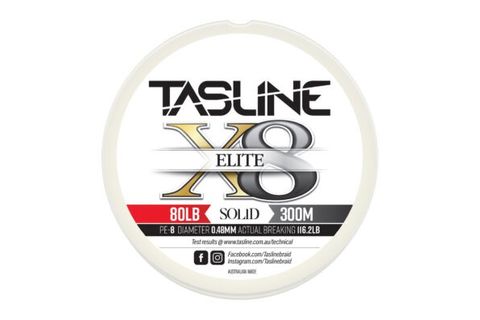 Tasline Elite White 80lb - 300m