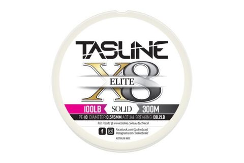 Tasline Elite White 100lb - 300m