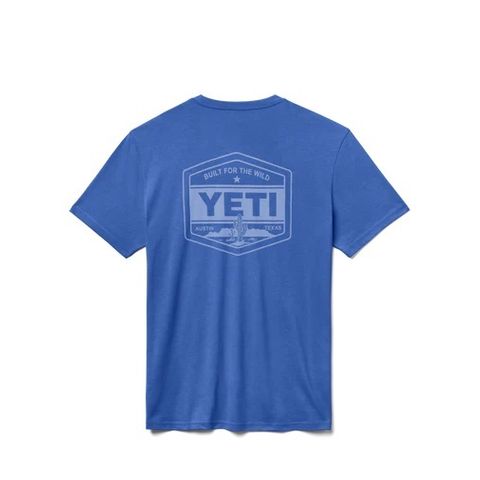 Yeti Shirt Built For The Wild Cobalt XL