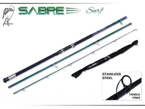 Assassin SABRE Surf 14' LB 3pc Spin 6-7oz