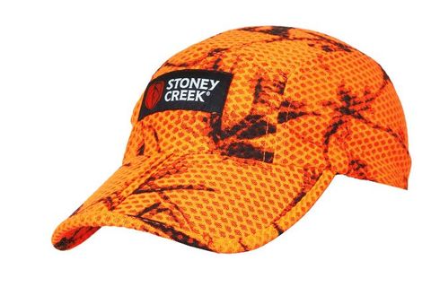 Stoney Creek Split Peaked Airmesh Cap Orange