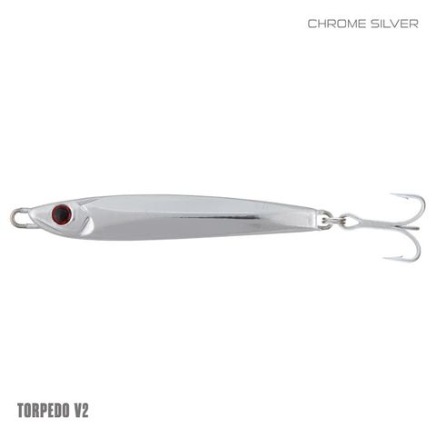 Samaki Torpedo V2 50g Chrome Silver