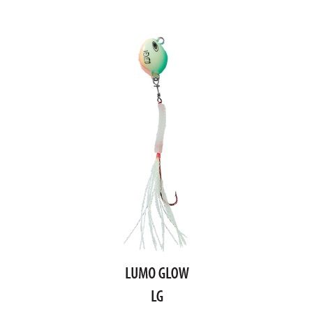 Vexed Bottom Worm Long Shank 20g Lumo Glow