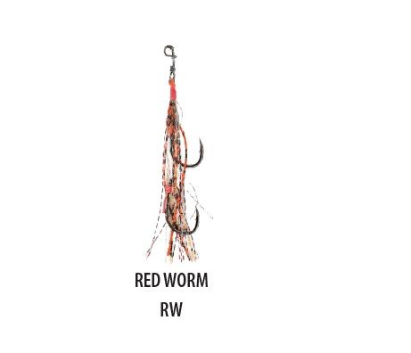 Vexed Micro Meat Twin Assist #4 Red Worm