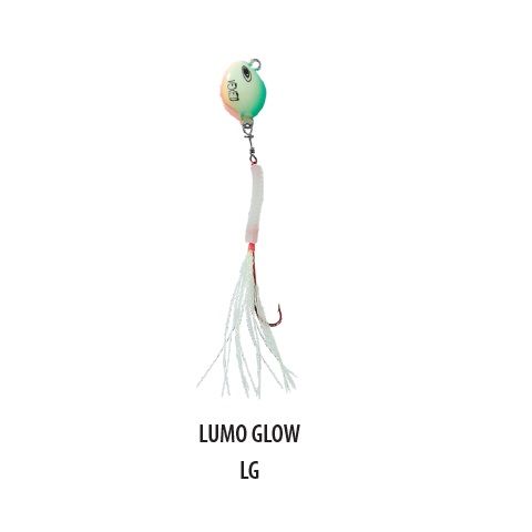 Vexed Bottom Worm Long Shank 30g Lumo Glow