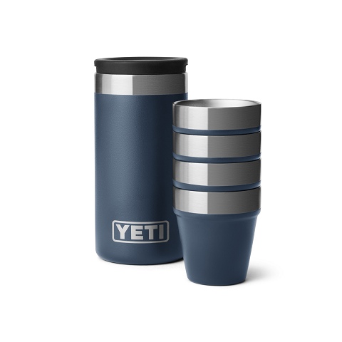 YETI Shot Glasses & Case Navy