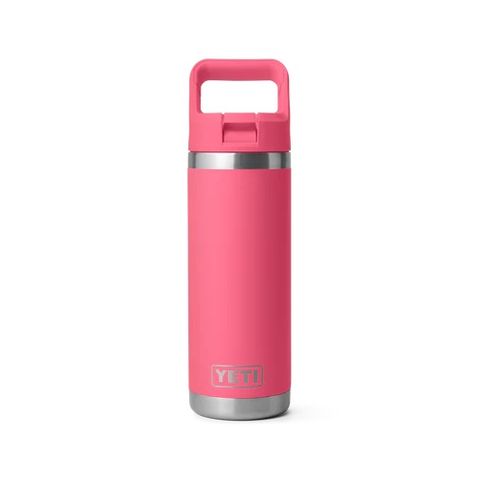 Yeti Rambler 18oz Straw Bottle Tropical Pink