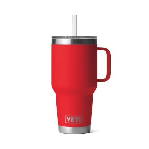 Yeti Rambler 35oz Straw Mug Rescue Red