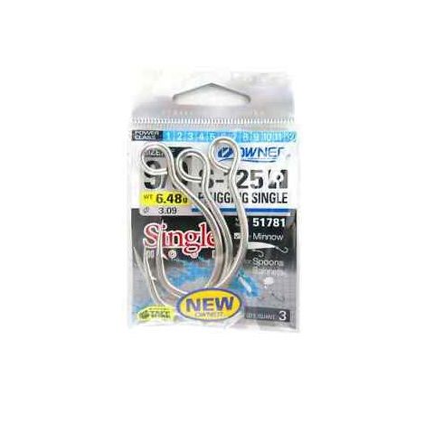 3 Pack of Size 5/0 Owner 51781 S-125 Plugging Single Inline