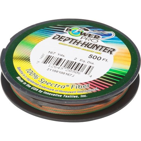 Power Pro 21100651500J Depth-Hunter Braided Fishing Line Metered 65lb